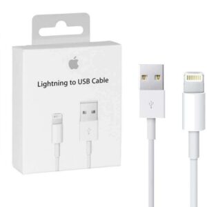 کابل شارژر اورجینال اپل مدل Lightning به USB | مناسب آیفون و آیپد